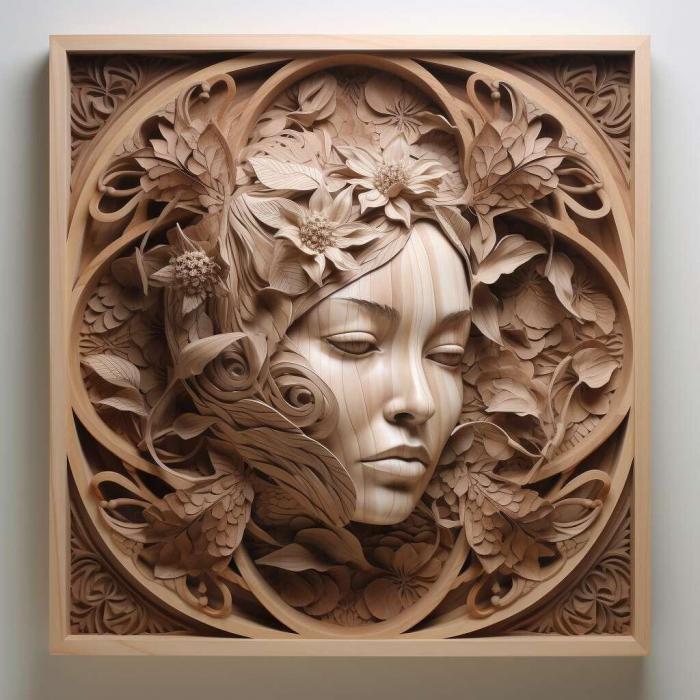 نموذج ثلاثي الأبعاد لآلة CNC 3D Art 